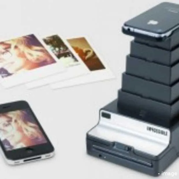 ouderwets polaroid foto s maken via de i