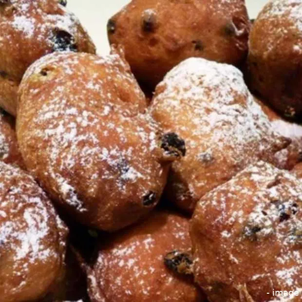 oudjaar oliebollen infographic