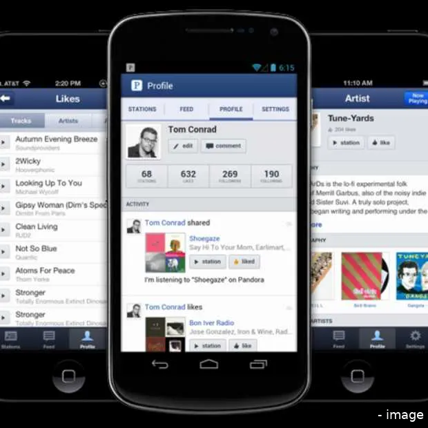 pandora komt met vernieuwde ios en andro