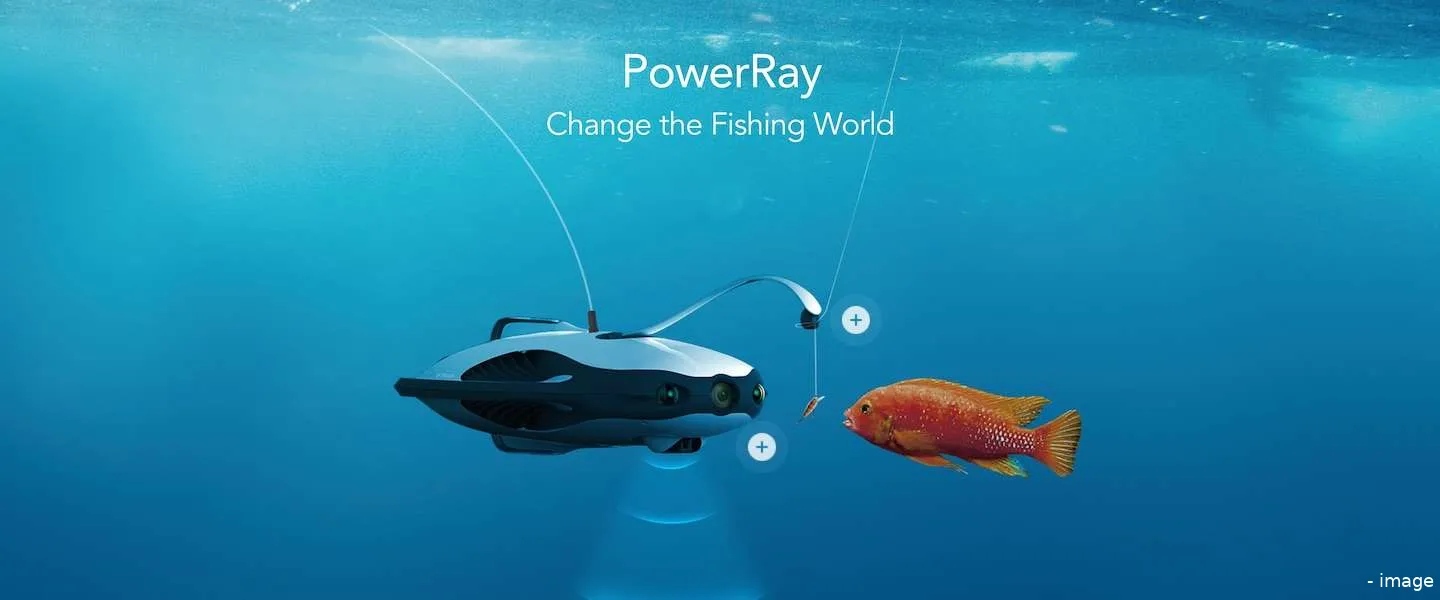 powerray fishfinder drone