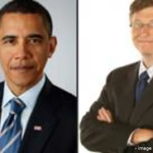 president barack obama en micrsoft opric