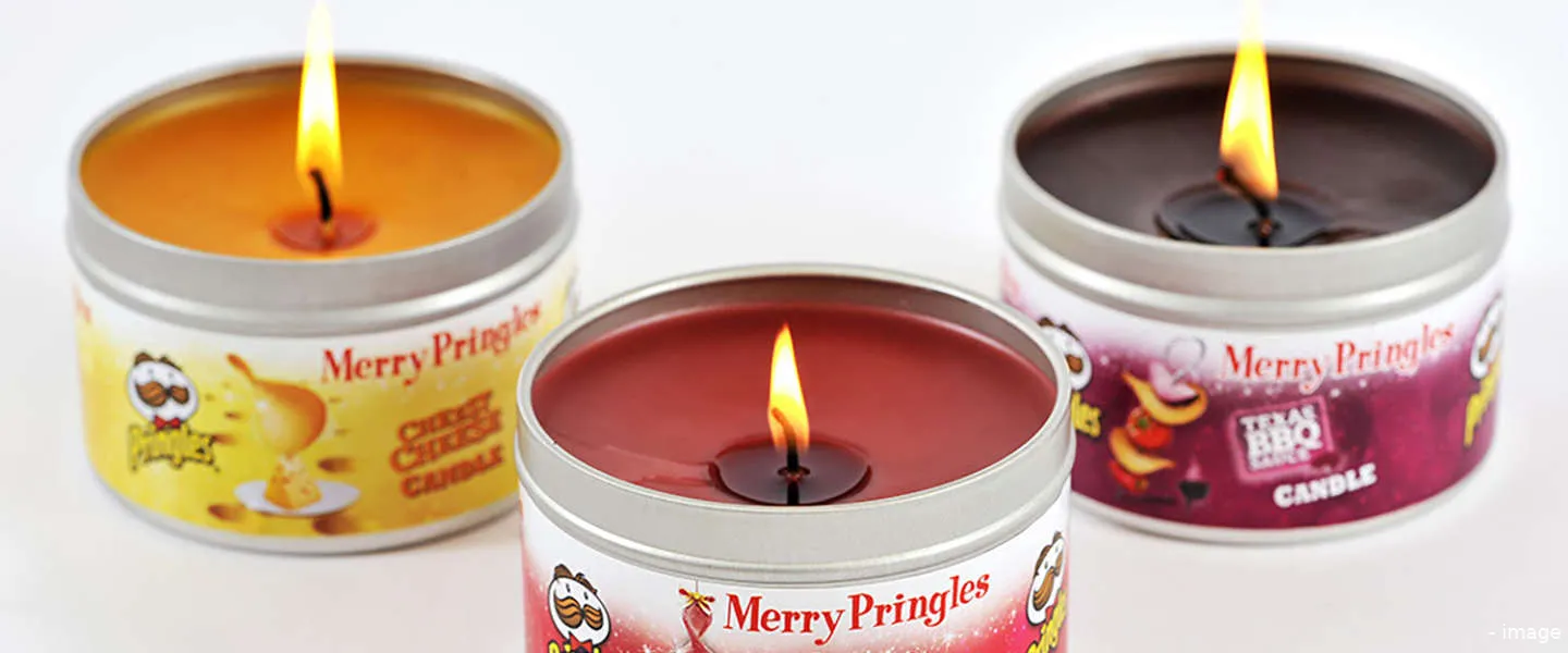 pringles geurkaarsen