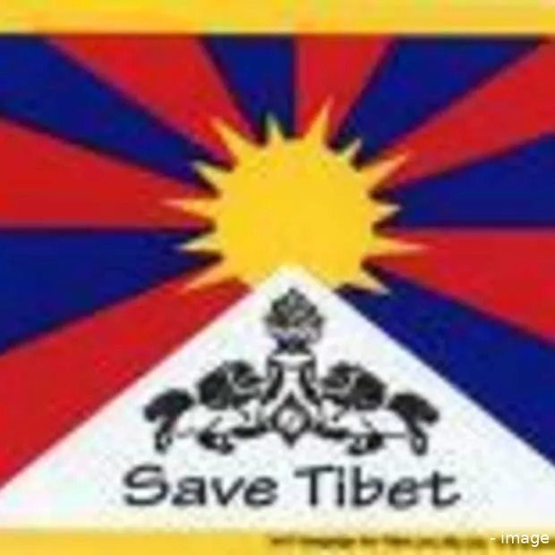 protest tegen bezetting tibet gaat door