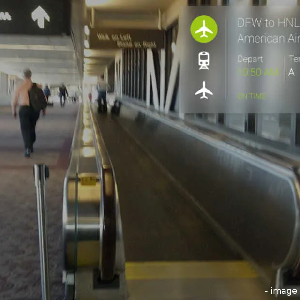 reis app voor google glass