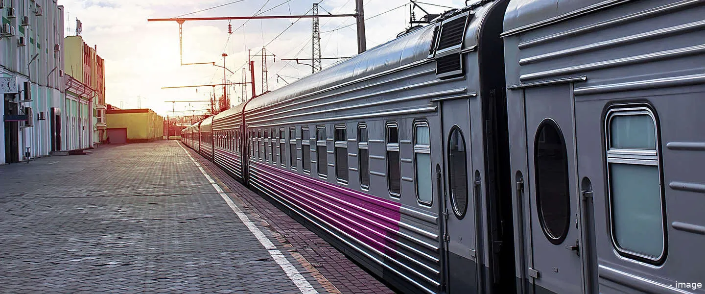 rennen voor de trein