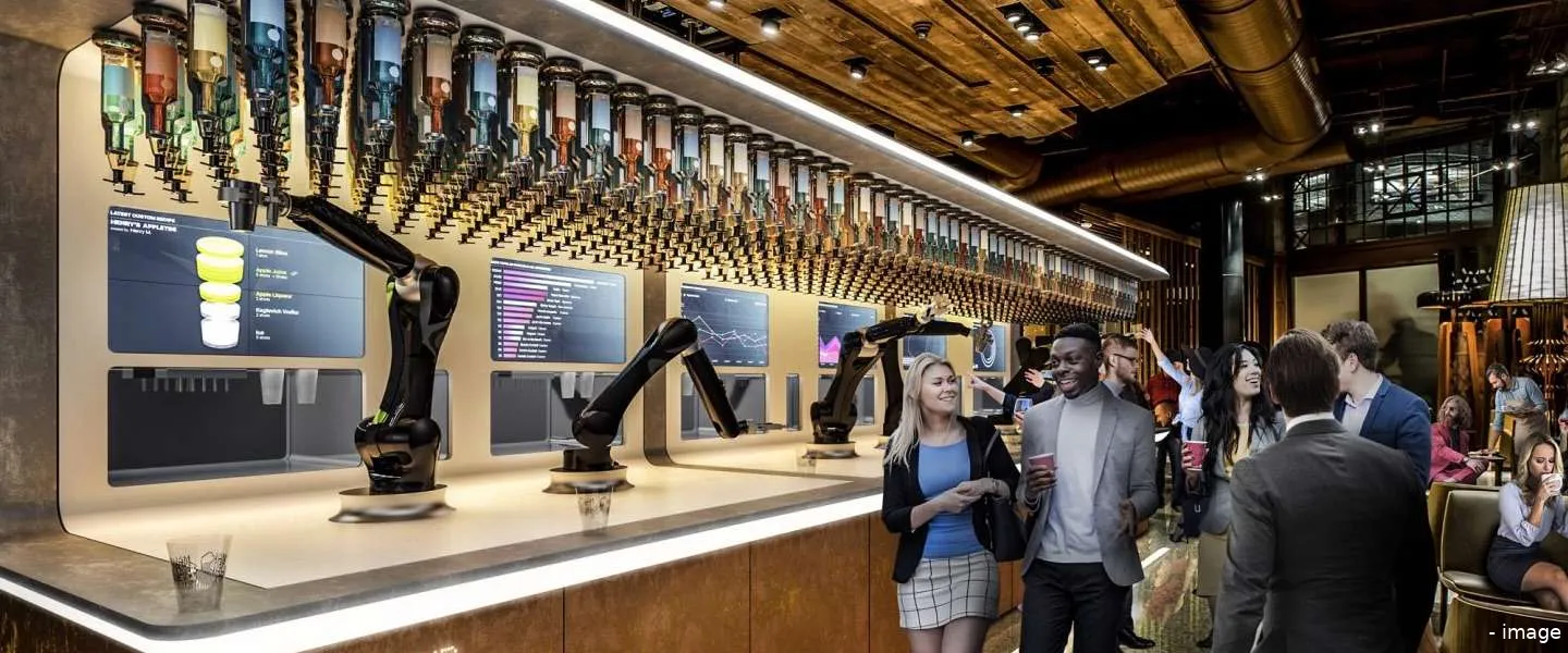 robot cocktail bar makr shakr