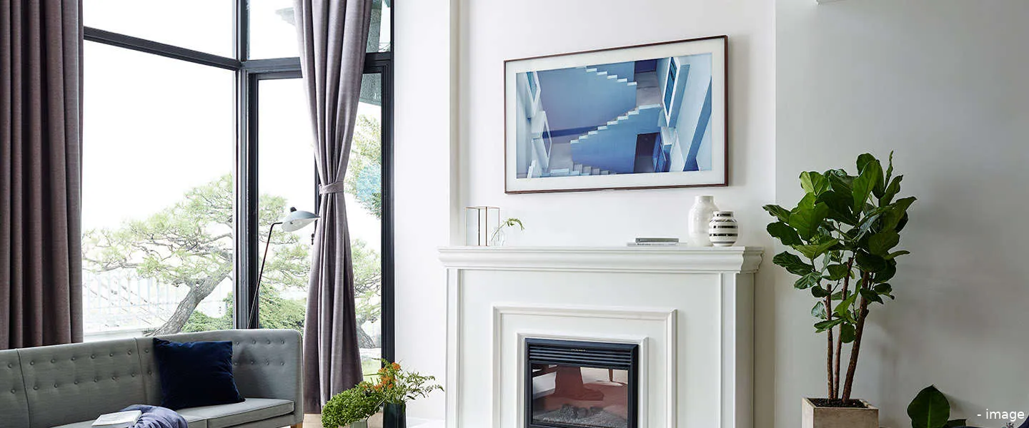 samsung the frame wall