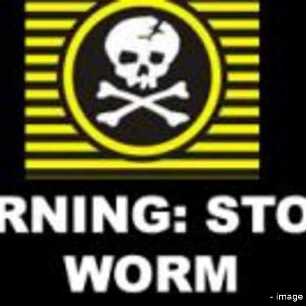 schrijvers storm worm virus bekend