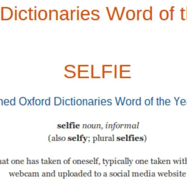 selfie is oxford dictionary word of the