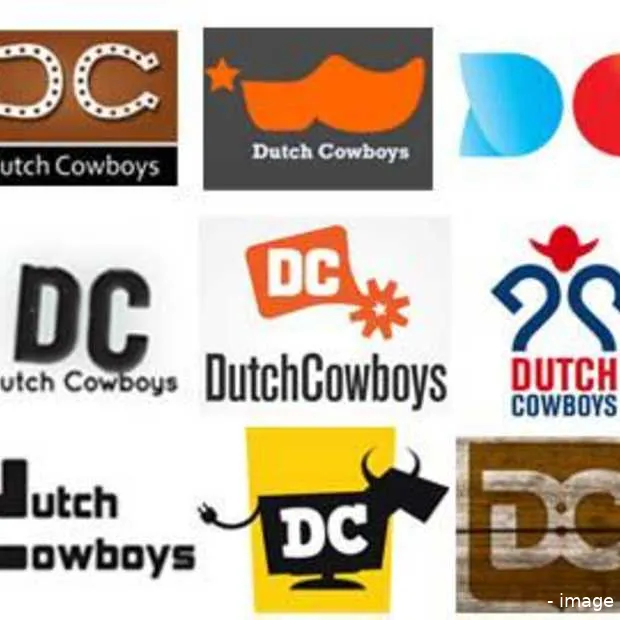 shortlist dutchcowboys logo design wedst