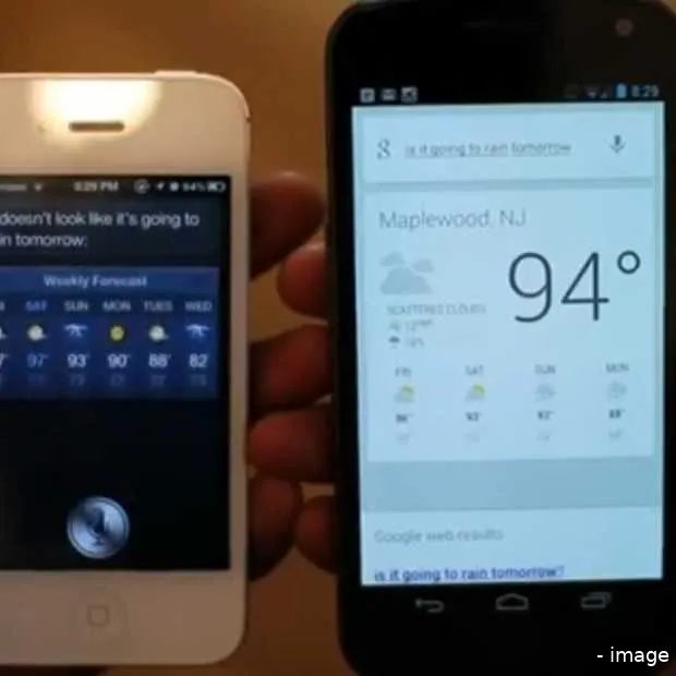 siri vs google voice search