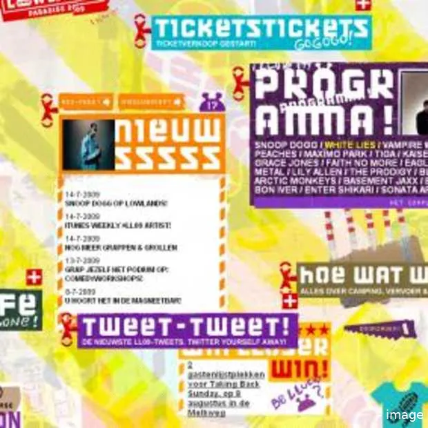 site lowlands genomineerd voor design aw