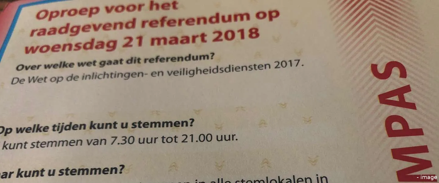 sleepwet referendum kennis