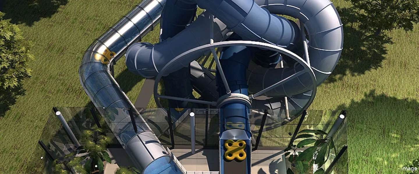 slidewheel achtbaan glijbaan