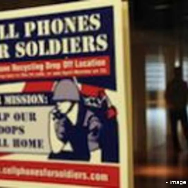 smartphones duiken op in oorlogsgeweld