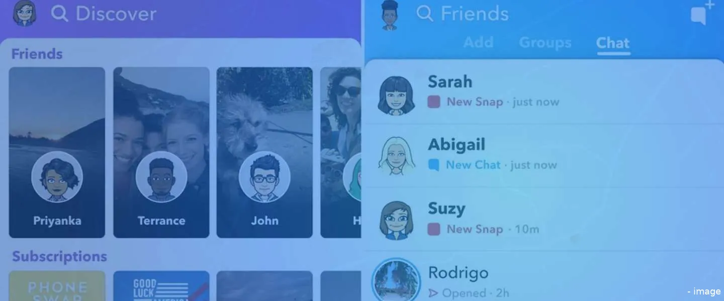 snapchat re redesign uit ios