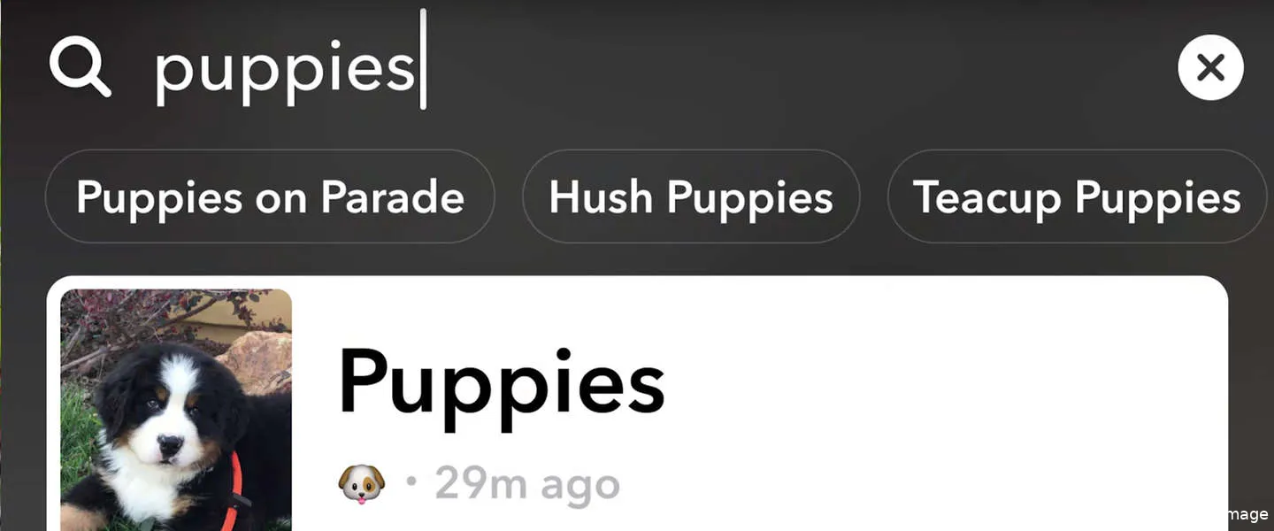 snapchat stories search update