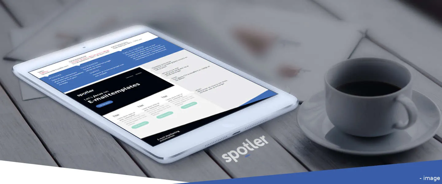 spotler email header