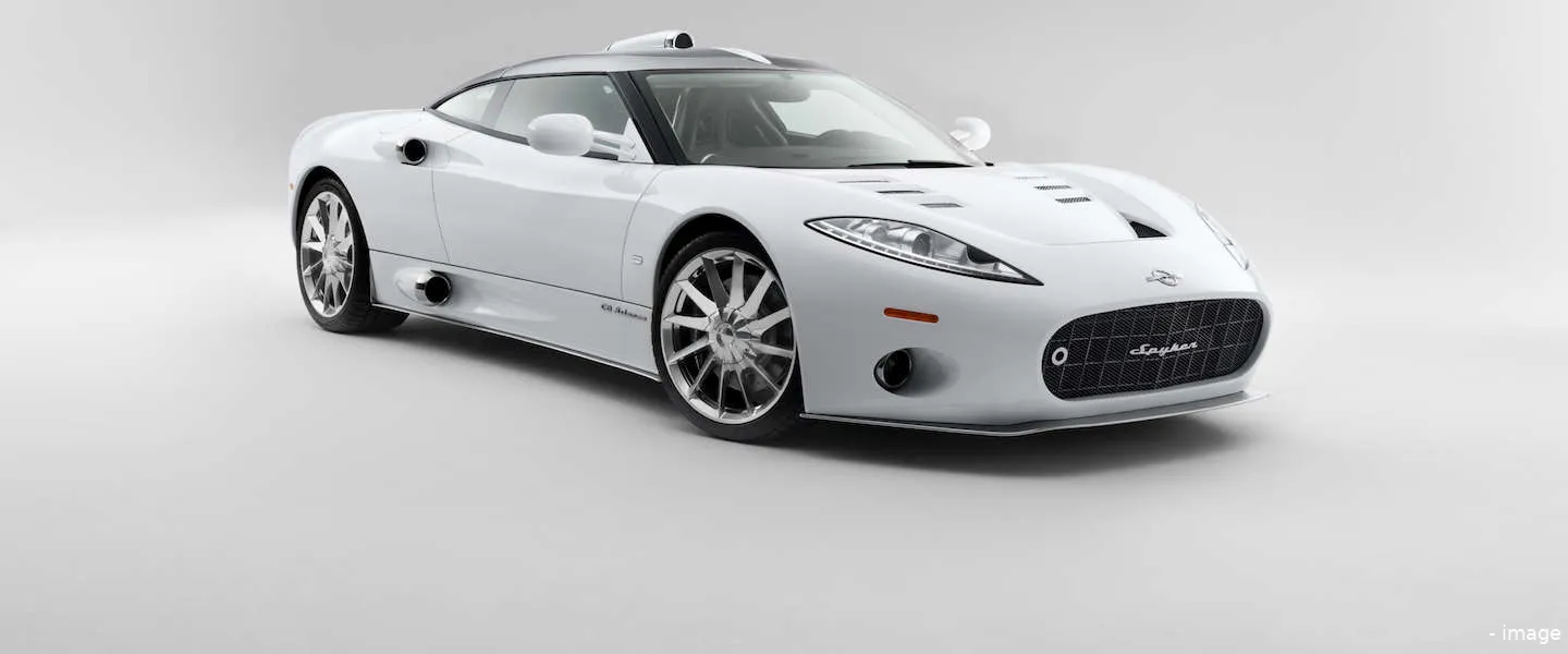 spyker c8 aileron front