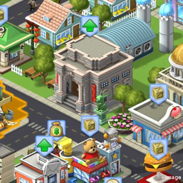 steden bouwen op je iphone met cityville