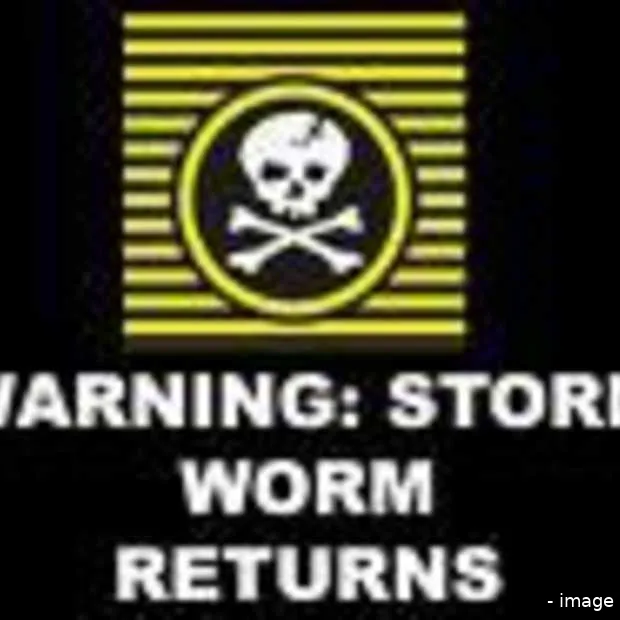 storm worm wordt nog groter