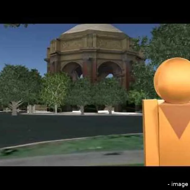 street view and 3d trees in google earth