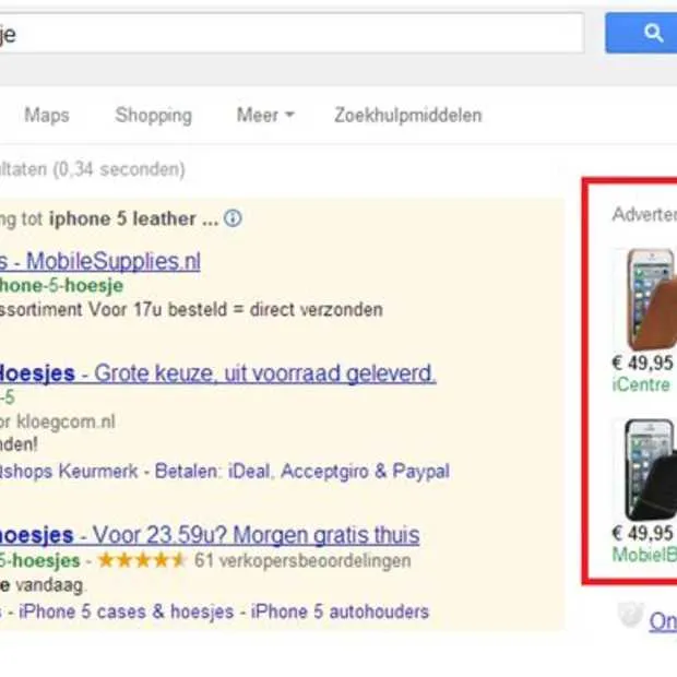 succesvol adverteren met product listing