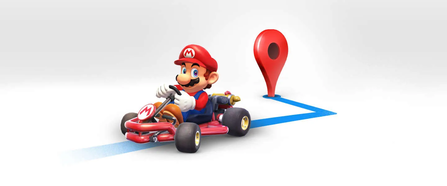super mario google maps