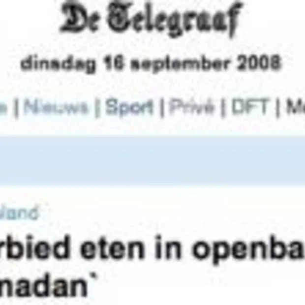 telegraaf in zee met mads