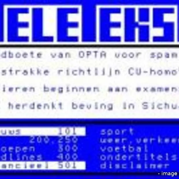 teletekst via internet groeit in popular