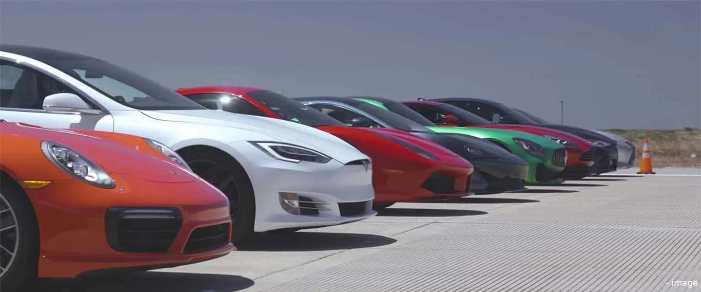 tesla drag race