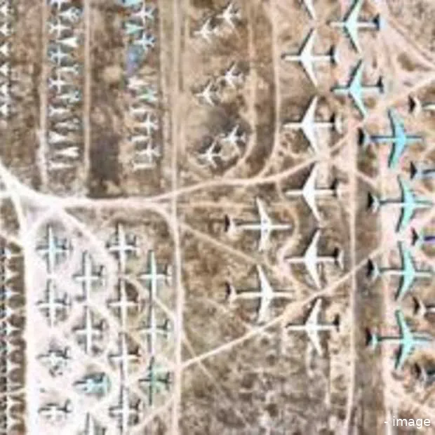 the boneyard nu te zien met google earth