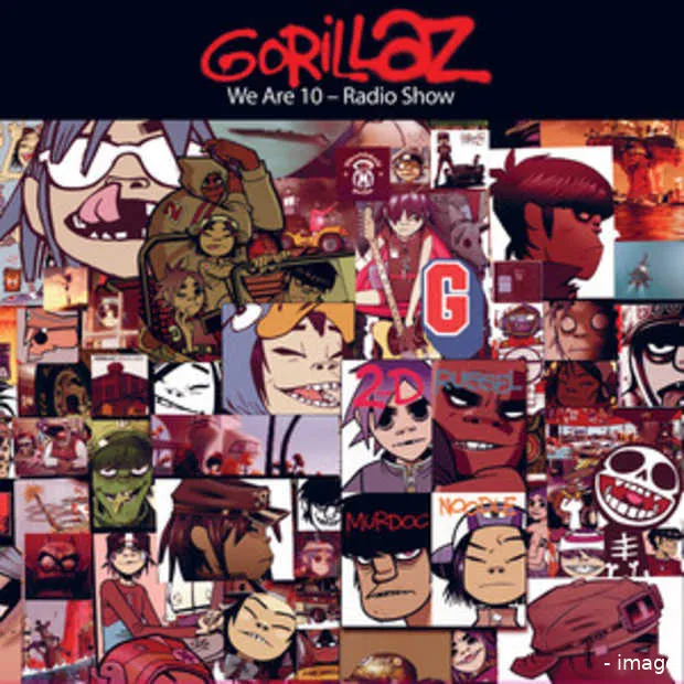 the gorillaz bestaan 10 jaar en vieren d