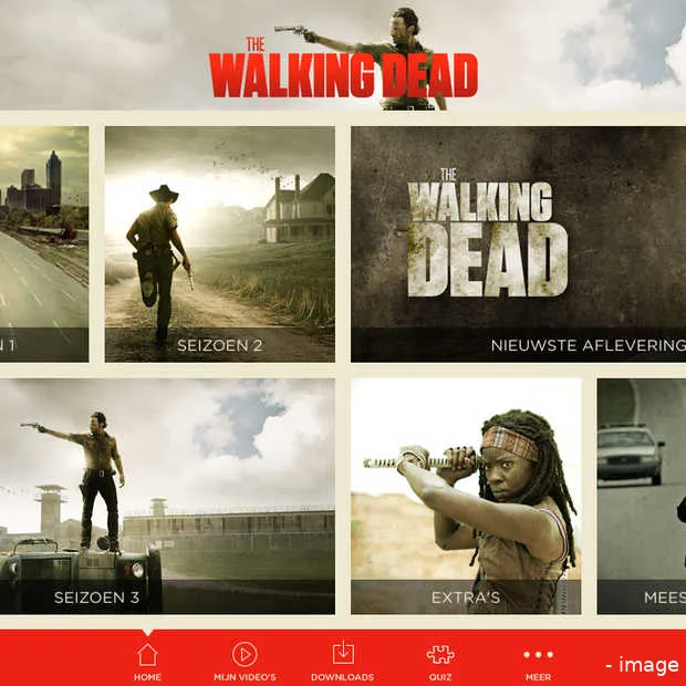 the walking dead app eind oktober in de