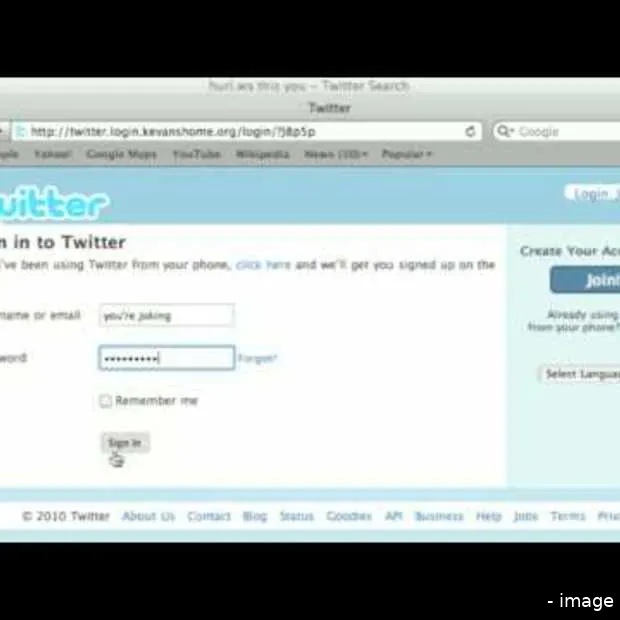 this you twitter phishing attack demonst