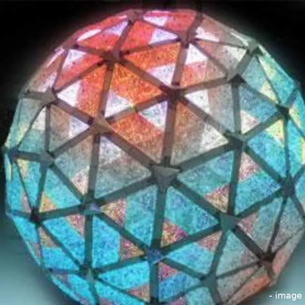 times square ball 26000 leds by philips