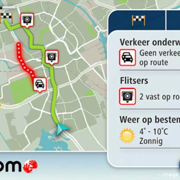 tomtom biedt gratis navigatie update voo