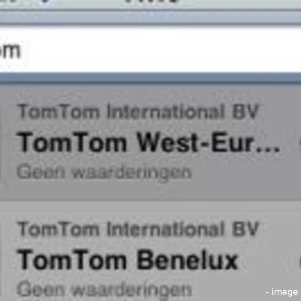 tomtom op de iphone