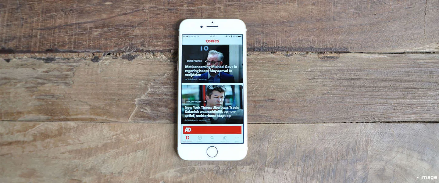 topics persgroep app