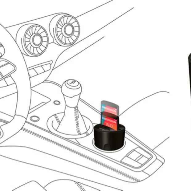 tover je bekerhouder om tot een draadloz