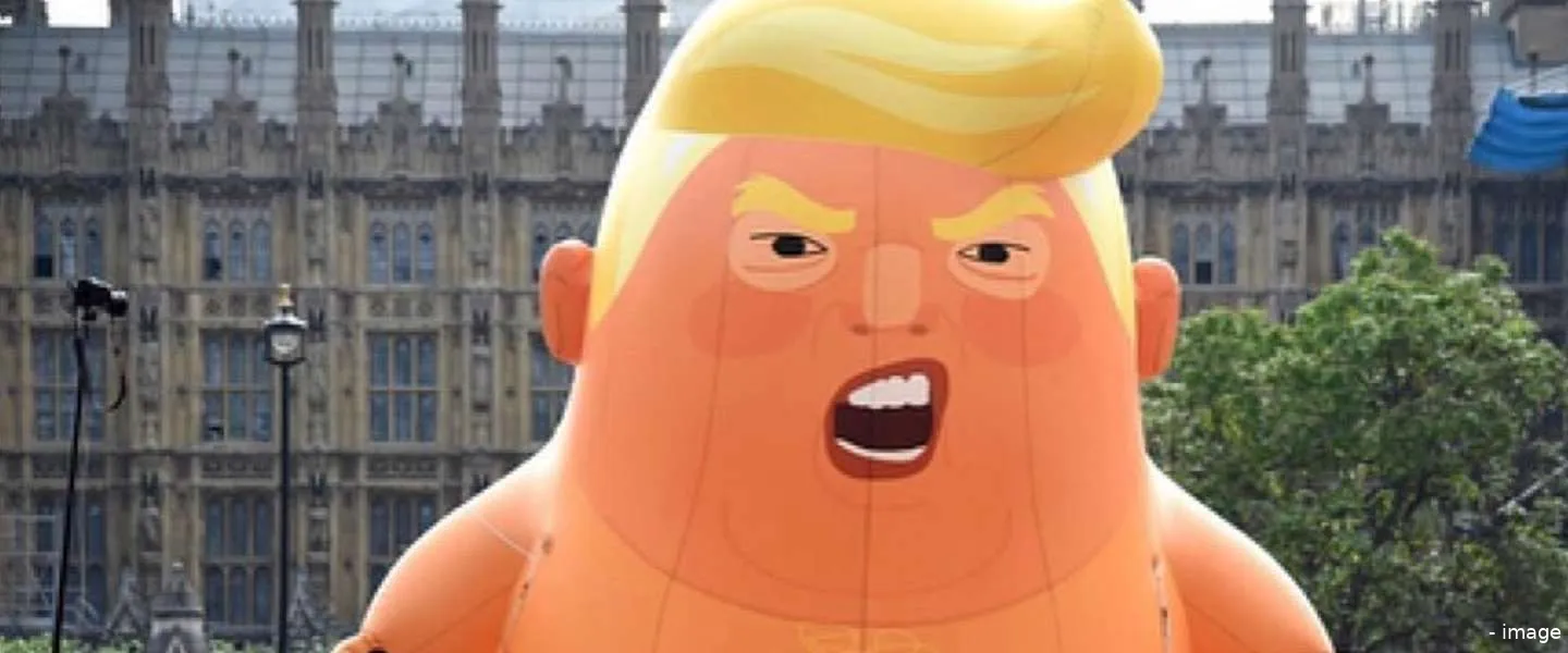 trump ballon londen
