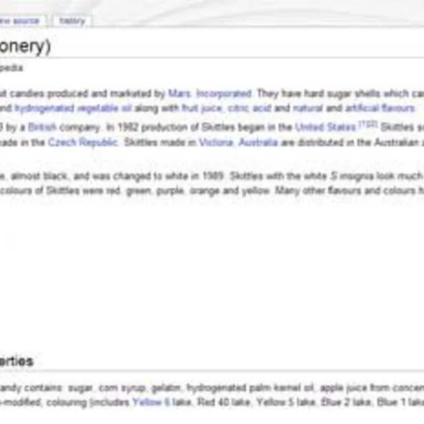 twitter bepaalt inhoud site skittles