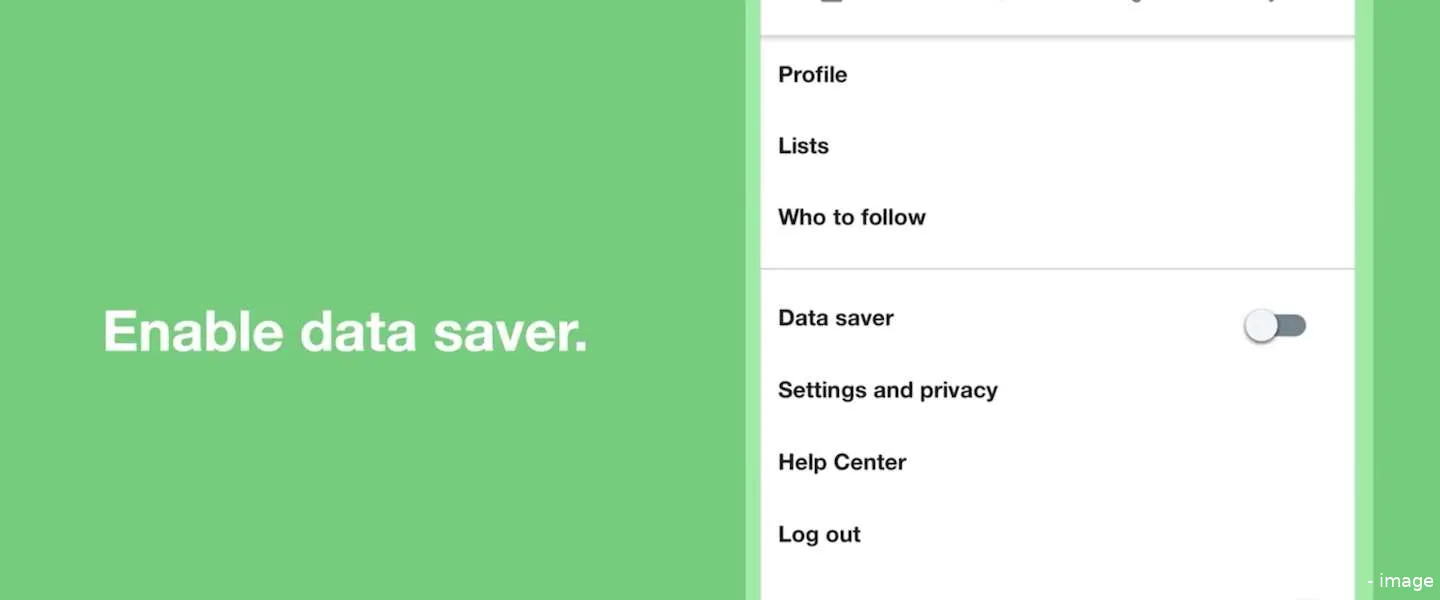 twitter lite databesparend