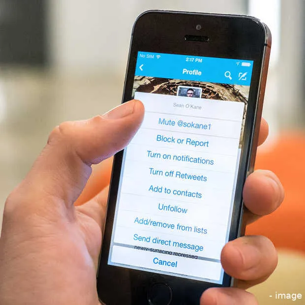 twitter mute functie definitief opgenome