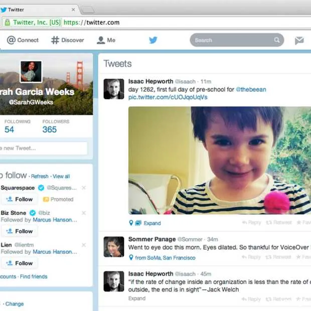 twitter rolt nieuw website design uit