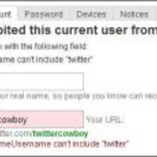 twittercowboy mag niet meer