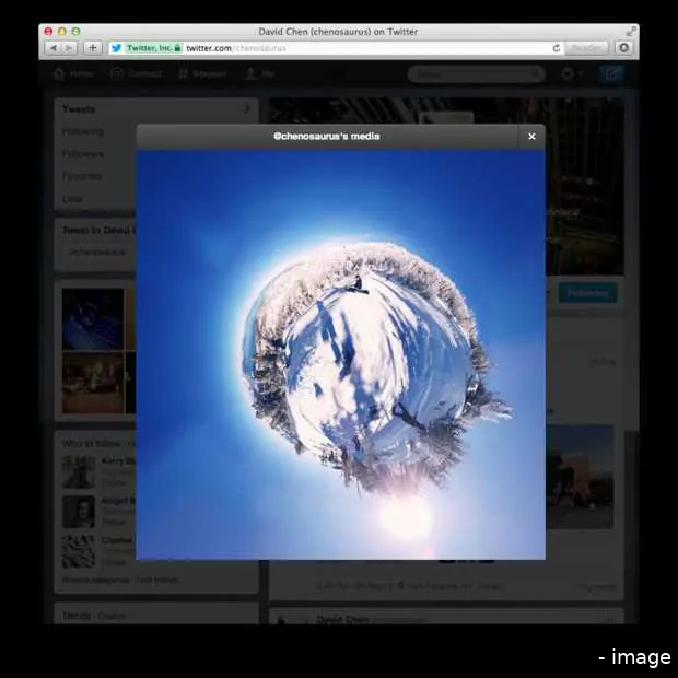 update van twitter voor het bekijken van