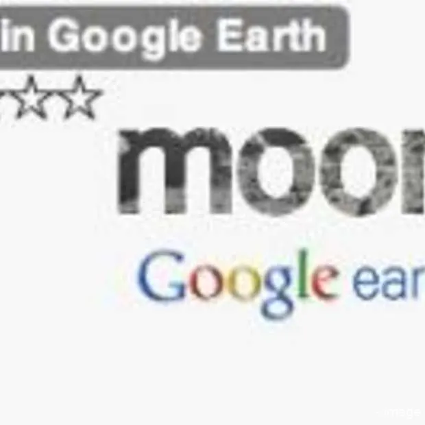 verken de maan in google earth