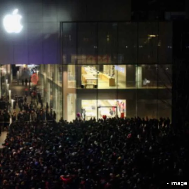 verkoop iphone 4s in china loopt uit de