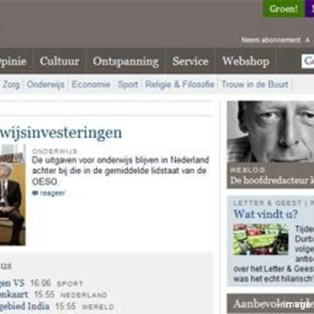 vernieuwde website van trouw